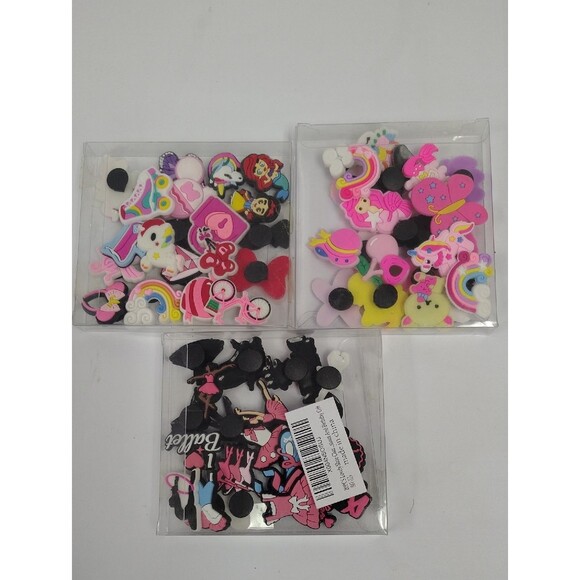 Unbranded Other - 3 Packages Of Colorful Shoe Charms